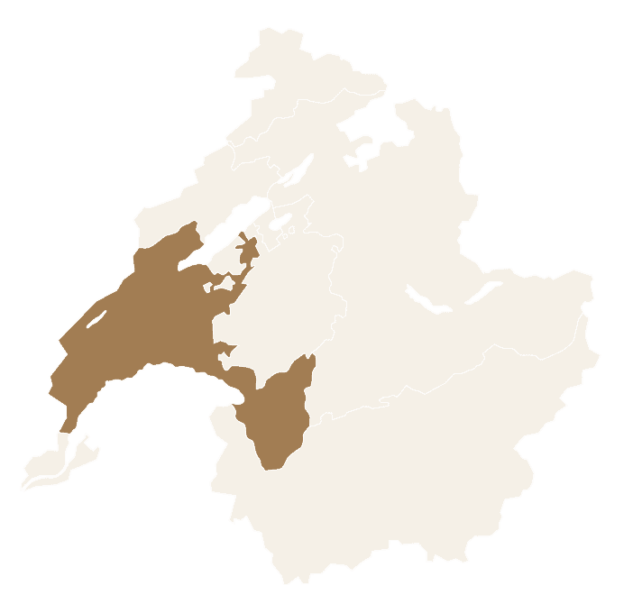 Carte canton de Vaud